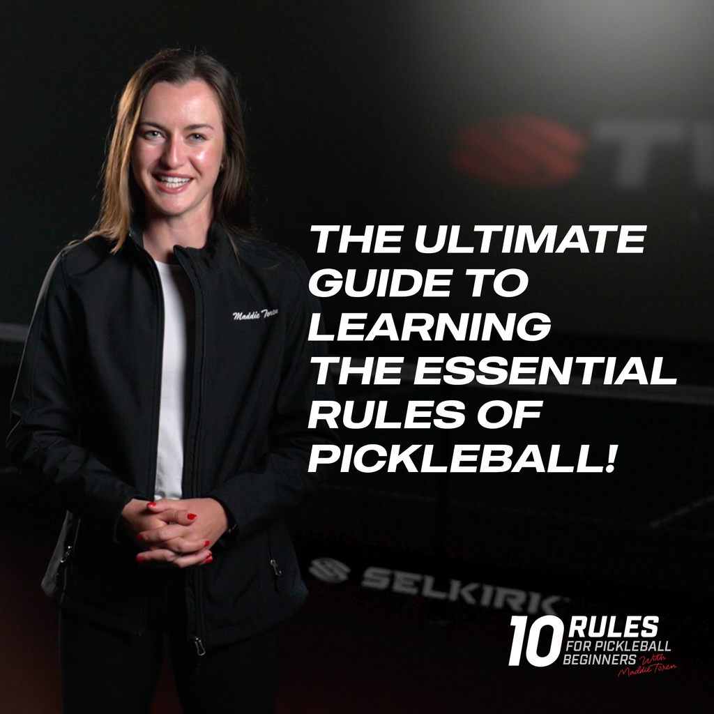 The pickleball non-volley zone (kitchen) explained: Tips for beginners from pickleball official Maddie Toren on SelkirkTV