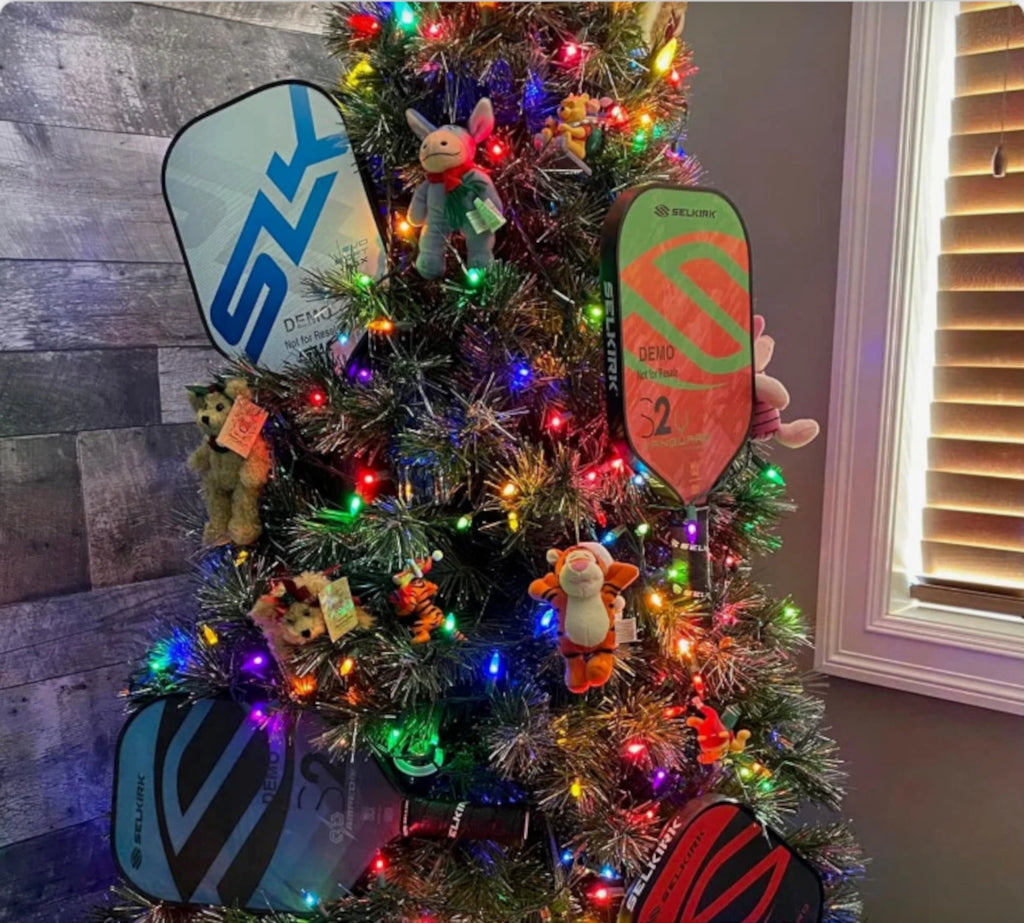 Deck the halls with pickleballs: Transforming your pickleball gear into festive holiday decorations