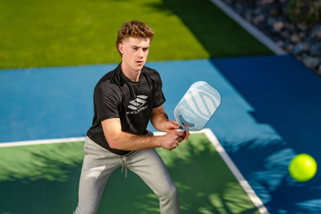 Morgan Evans Q&A: Master the pickleball 2-handed backhand dink