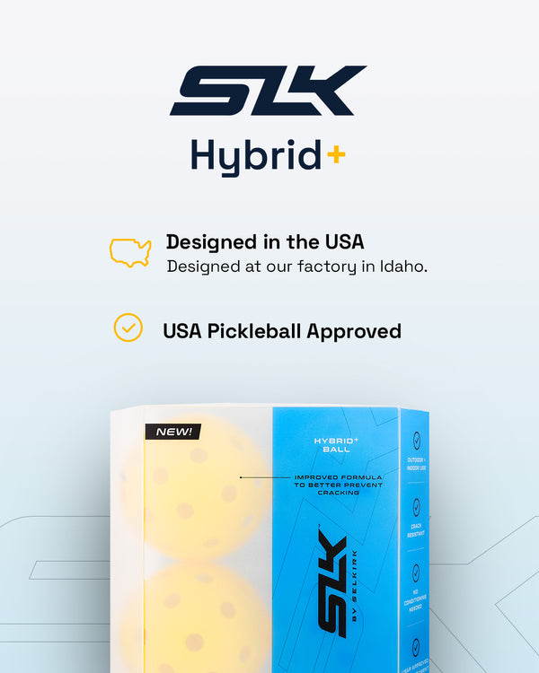 Selkirk SLK Hybrid+ Pickleball Balls - 12 pack.