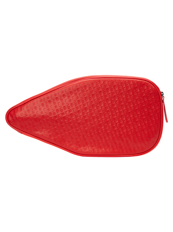 Red pickleball paddle cover for Selkirk LABS Project 008.