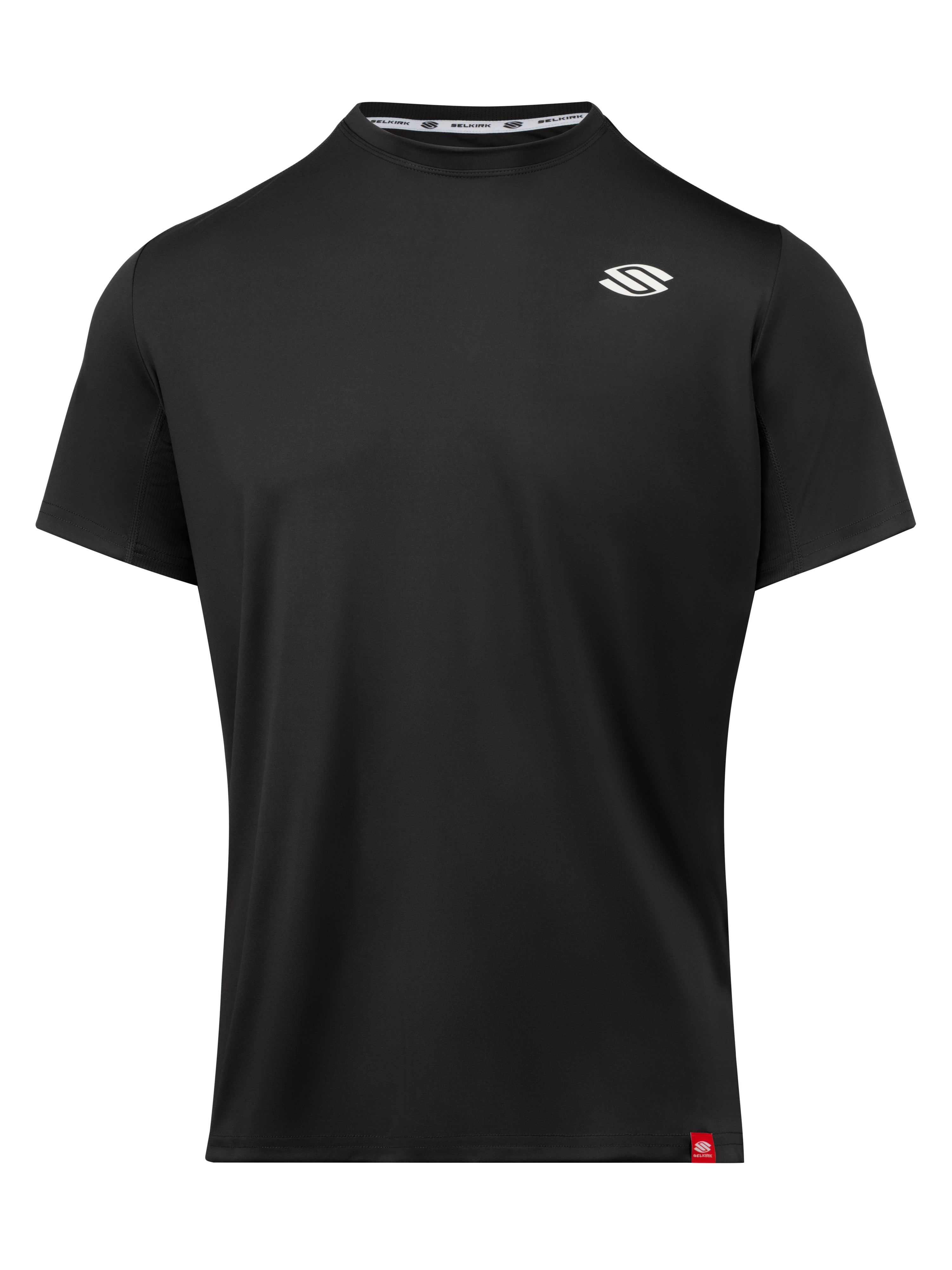 Selkirk Sport Essentials sports-wik men’s short-sleeved pickleball t-shirt.