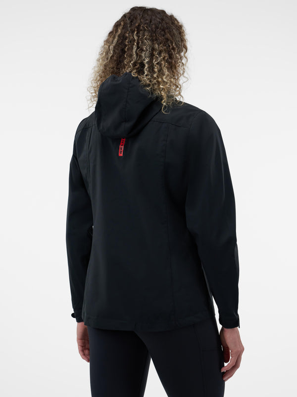 Selkirk Sport Essentials women’s hooded full-zip pickleball windbreaker jacket.