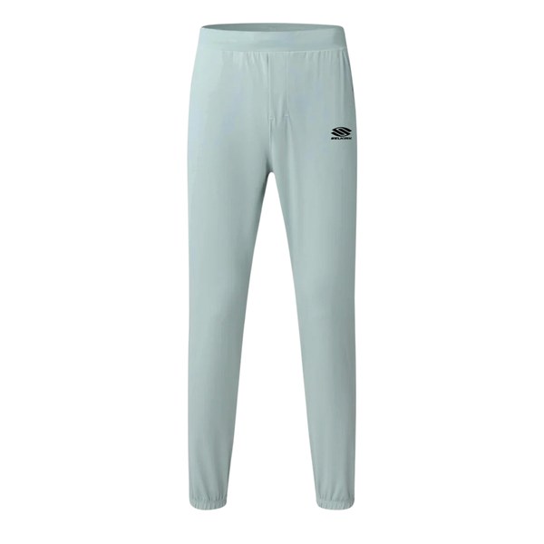 Light Gray Selkirk TruWear Men's Adapt Joggers, featuring a logo on the left thigh