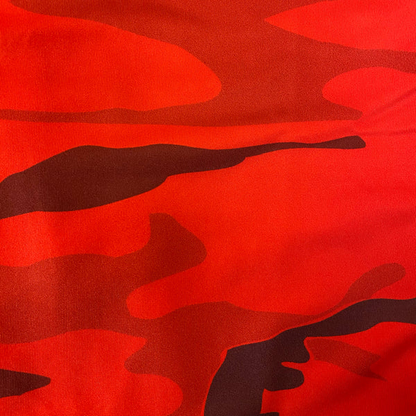 Red camo tank top with Stretch-Wik technology