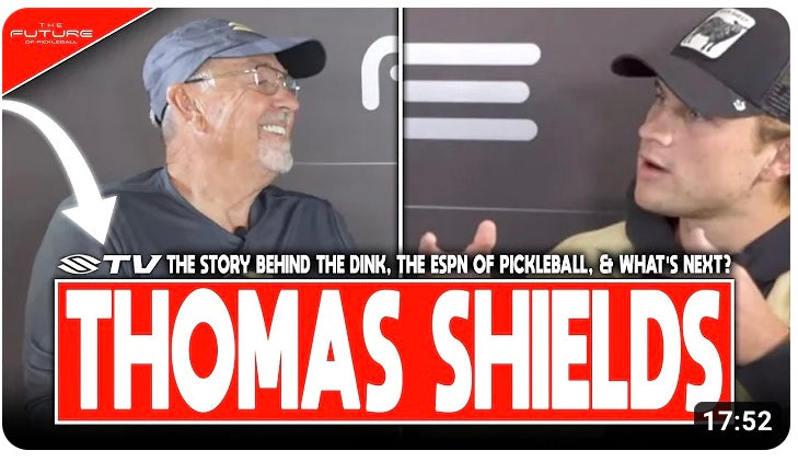 Thomas Shields discussing pickleball on The Future of Pickleball Podcast, episode duration 17:52