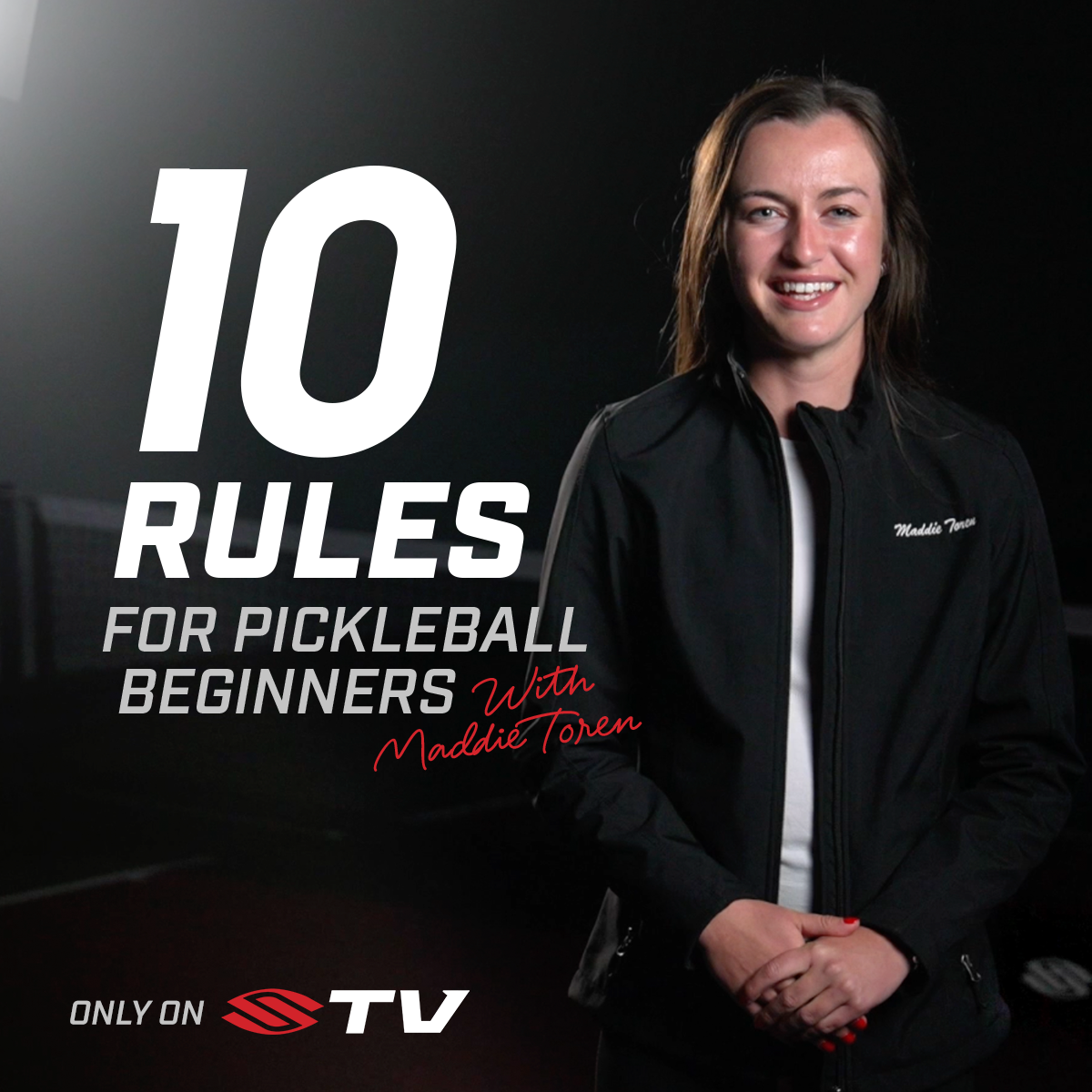 10 rules for pickleball beginners with Maddie Toren