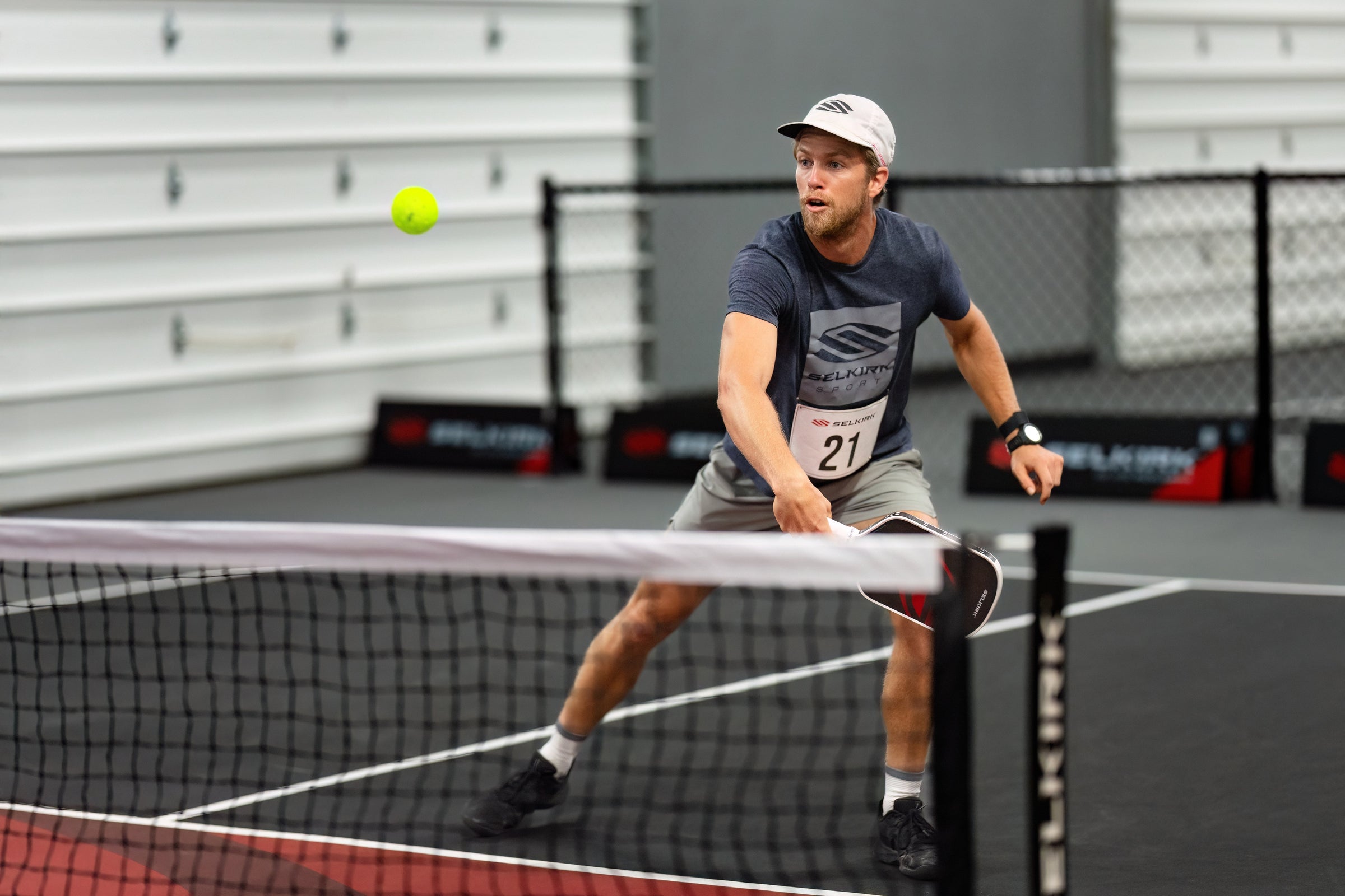 Rafa Lenhard competes at the first Sparta Combine. 