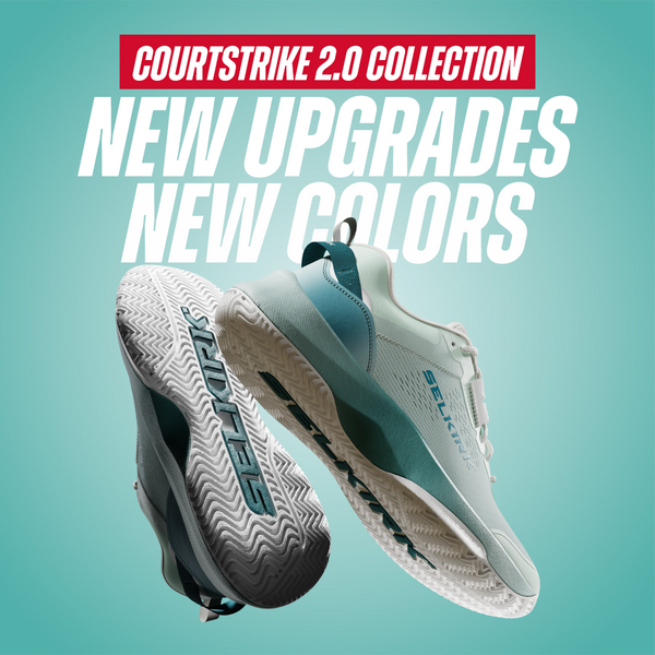 New Selkirk Courtstrike 2.0 shoes in light blue