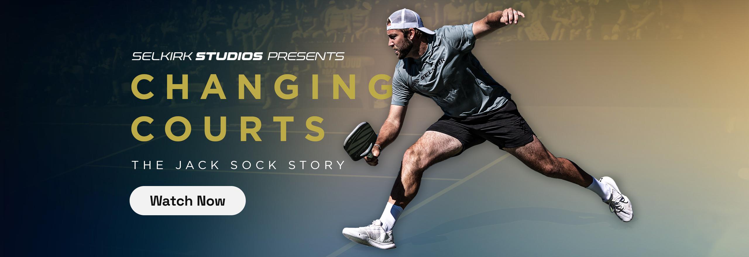 An image of jack sock playing pickleball