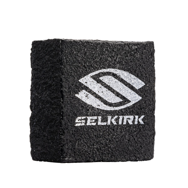 Selkirk Raw Carbon Fiber Pickleball Paddle Cleaning Block with logo