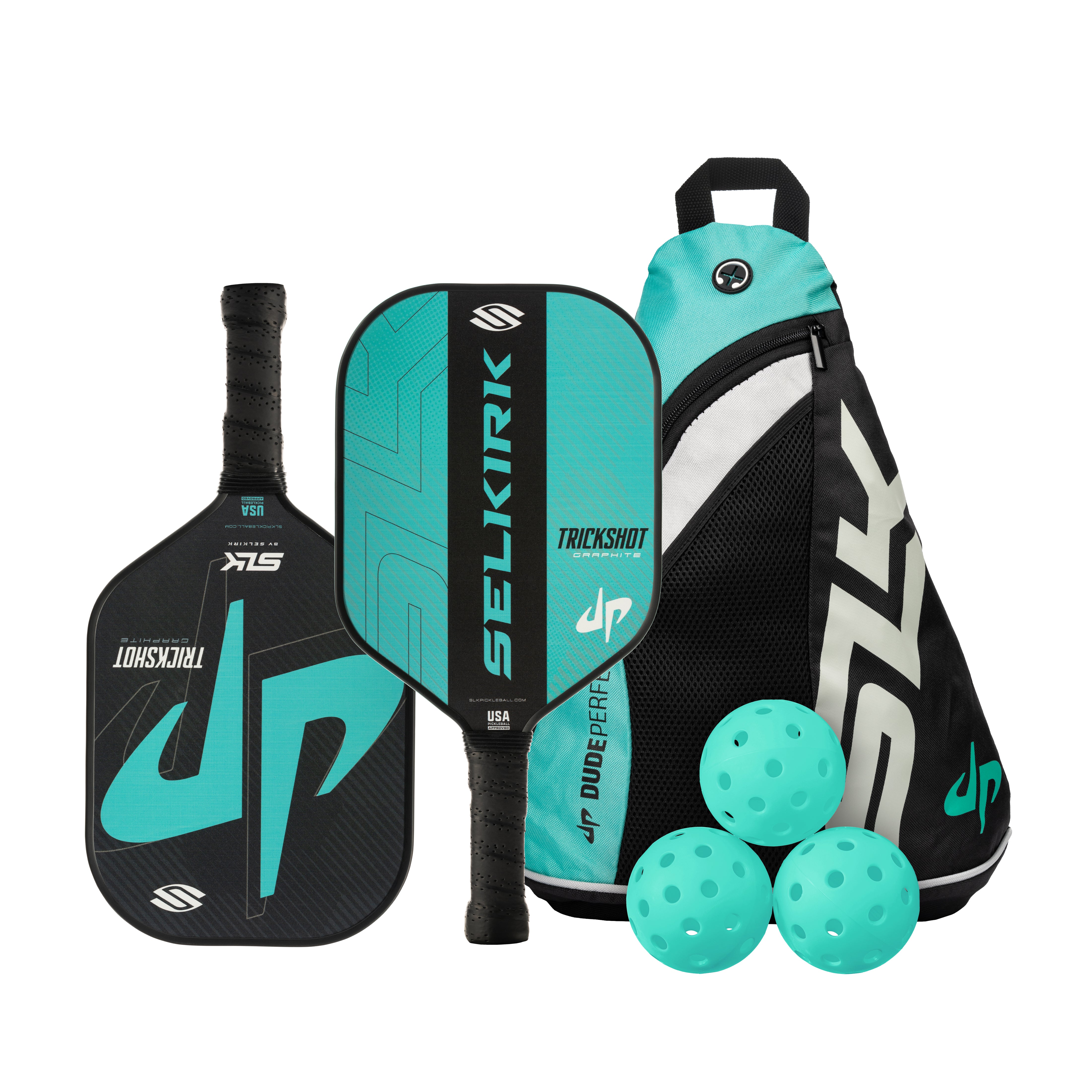 Selkirk Sport SLK Dude Perfect pickleball paddle kit.