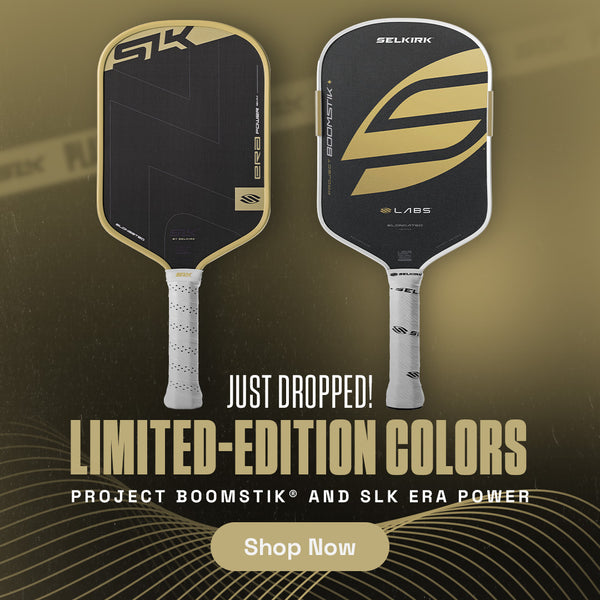 Two paddles in a limited edition regal color