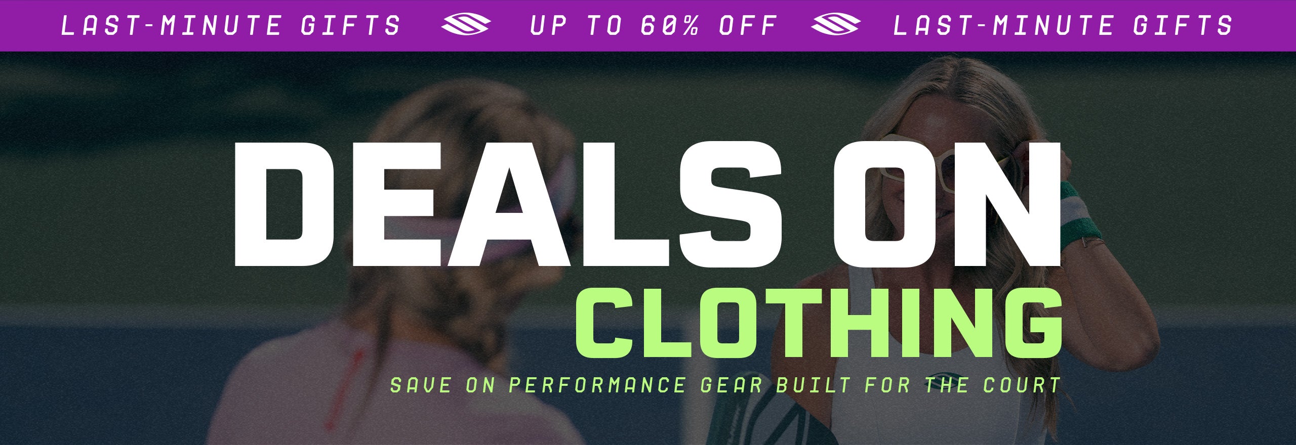 Women playing pickleball