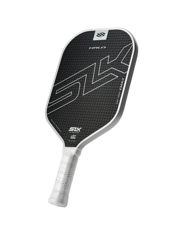 SLK HALO Pro Max Pickleball Paddle by Selkirk Sport, black with textured surface.