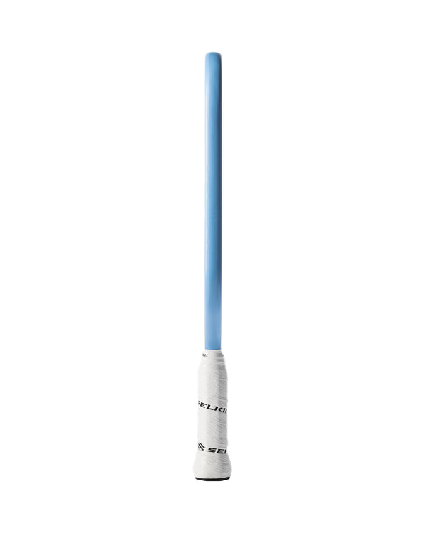 Selkirk AMPED Pro Air Invikta pickleball paddle with blue grip