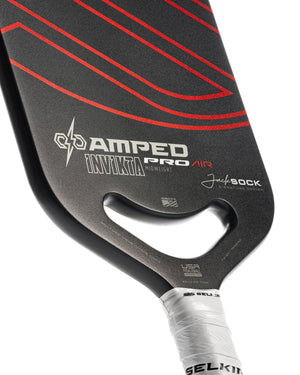 Introducing the Selkirk AMPED Pro Air Invikta pickleball paddle, with a blend of power and control. The AMPED Pro Air Invikta paddle from Selkirk Sport in the Jack Sock-signature color. USA Pickleball-approved.