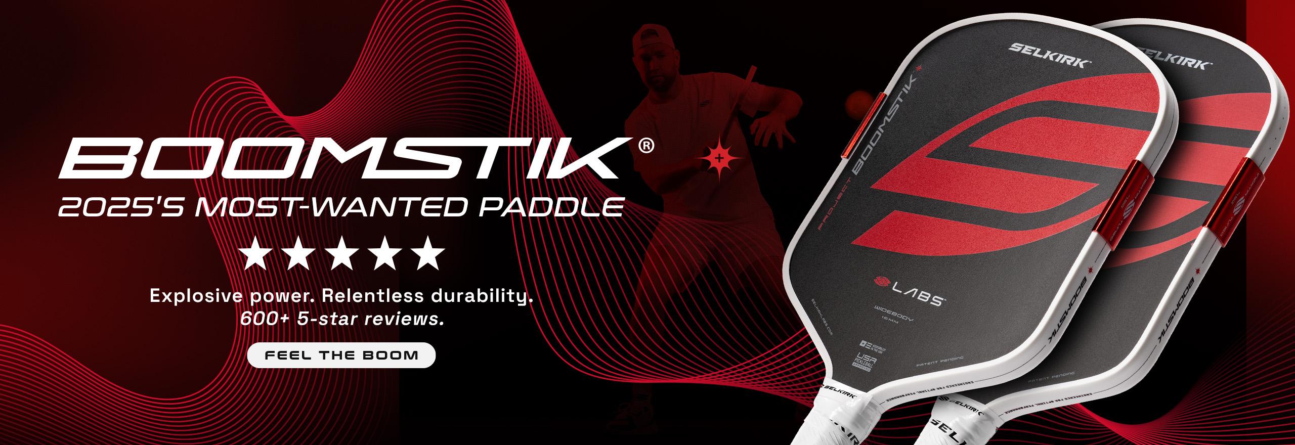 a selkirk boomstik paddle with 600 5 star reviews