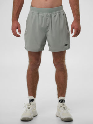 Men's Pro Line 5" Shorts in light green, model wearing shorts