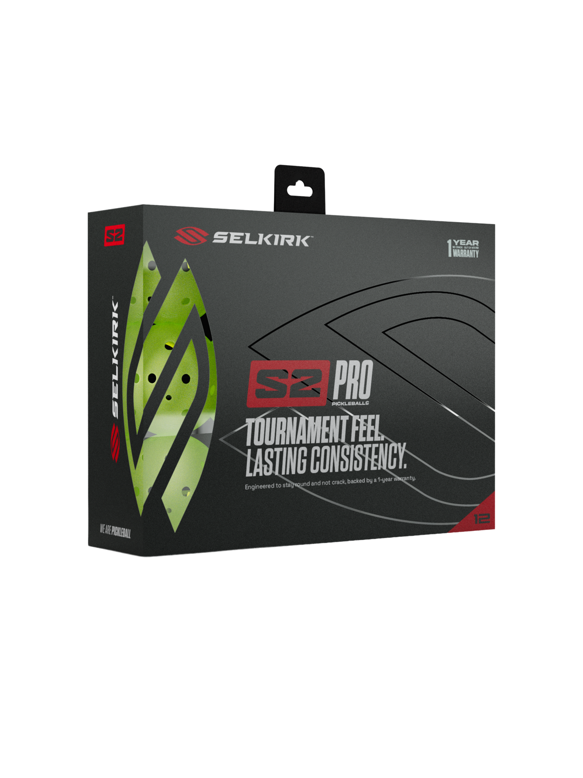 Selkirk S2 Pro Ball 12 Pack, front of box