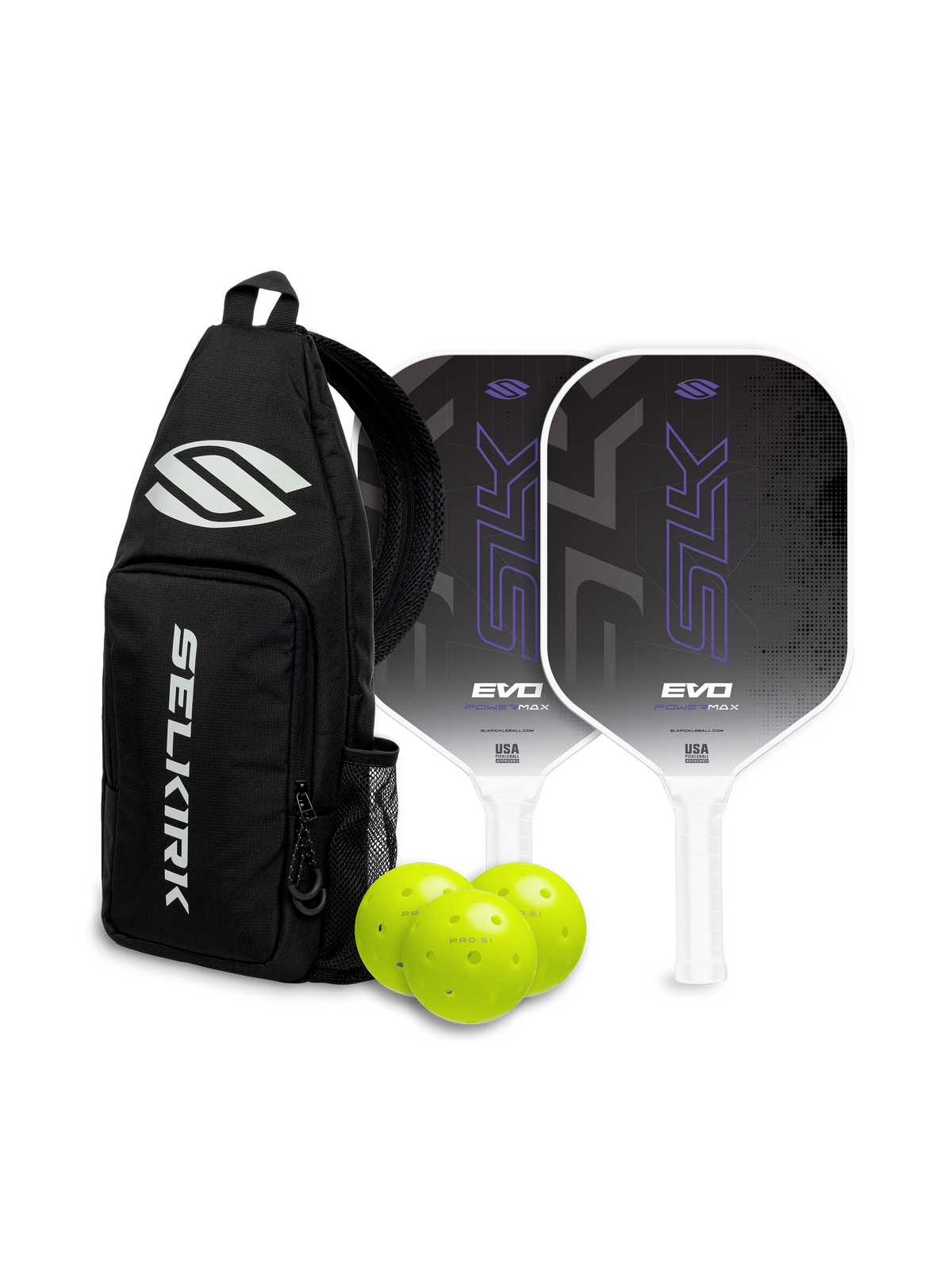 Selkirk SLK EVO Max Pickleball Paddle Bundle.