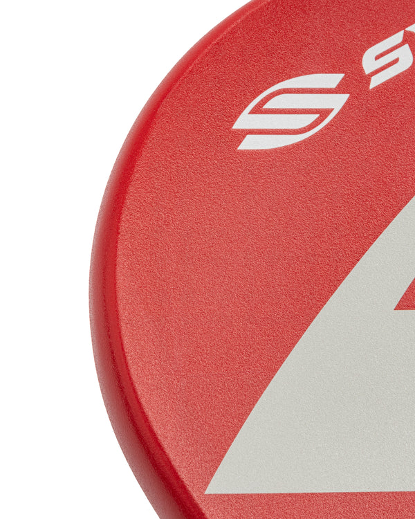 Selkirk AMPED Pro Air pickleball paddle in red with logo