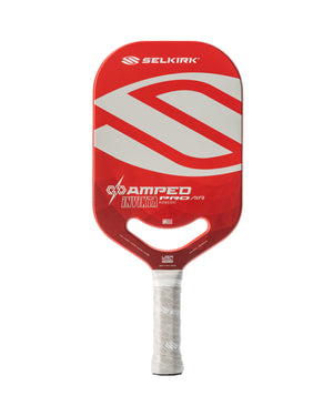 Red SELKIRK AMPED PRO AIR INVIKTA MIDWEIGHT USA PICKLEBALL SELKIRK.COM paddle