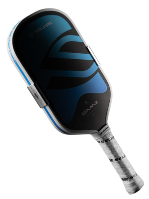 OMNI Hydro paddle, stylized angled view of the face and edge