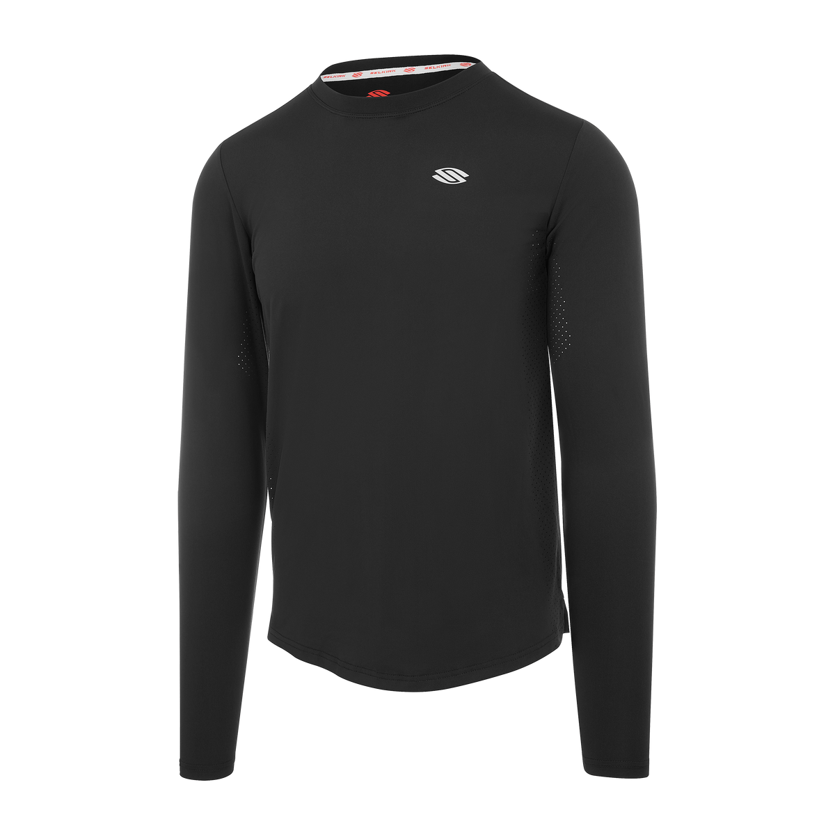 Black long sleeve athletic shirt from the Men's Pro Line collection, designed for pickleball.
