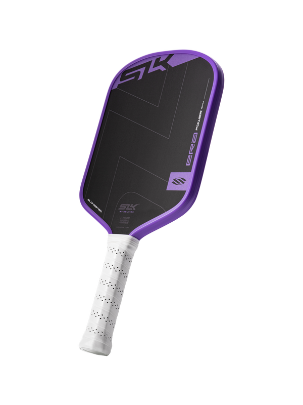 Selkirk SLK ERA Power pickleball paddle in black and volt yellow/green.