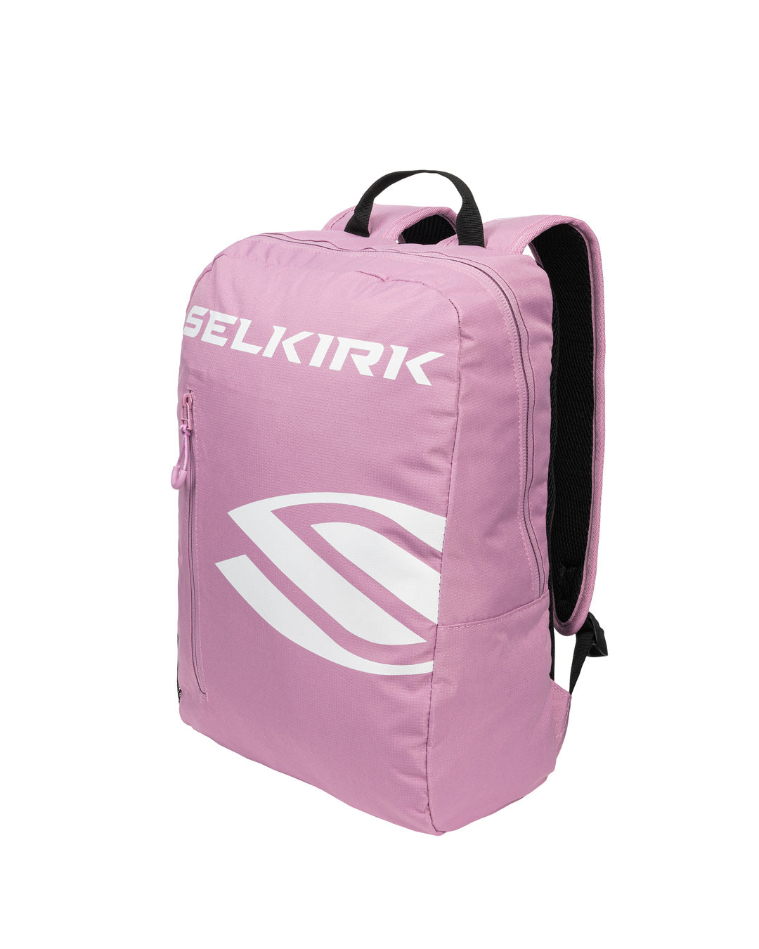 Mauve Selkirk Sport Core Line Day Bag with logo and front zipper pocket