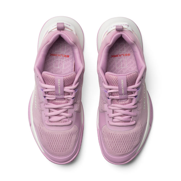 Selkirk Courtstrike women's pickleball shoes in pink purple.