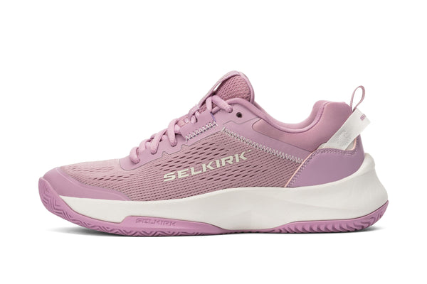 Selkirk Courtstrike women's pickleball shoes in pink purple.