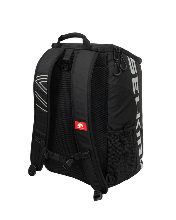 Selkirk Sport Core Line Team Bag Pickleball Backpack - new colors include black, grey, forest green, gold, and pink.