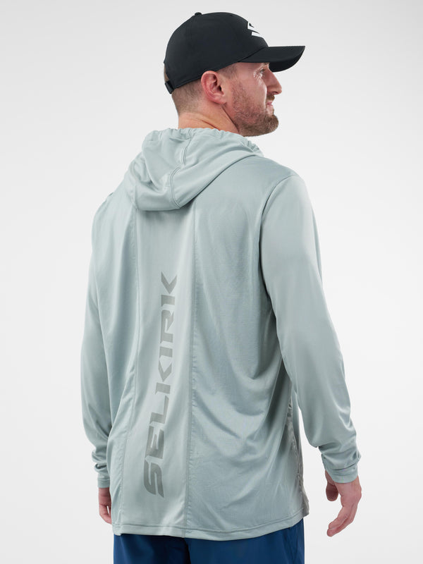 Selkirk Sport Essentials sport-wik men’s lightweight pickleball hoodie.