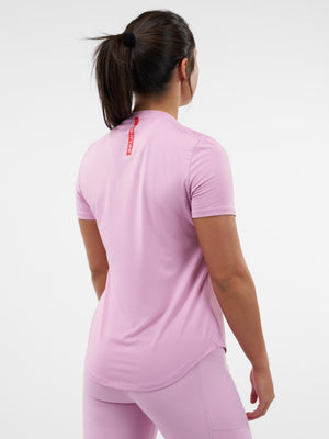 Selkirk women’s Essentials DualSoft short-sleeved pickleball tee shirt.