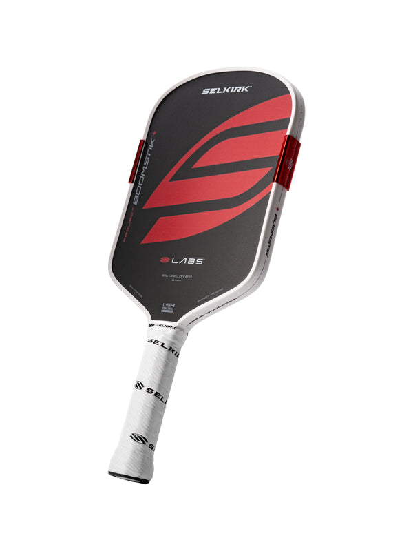 Selkirk LABS Project Boomstik pickleball paddle, Elongated Black, studio view 1