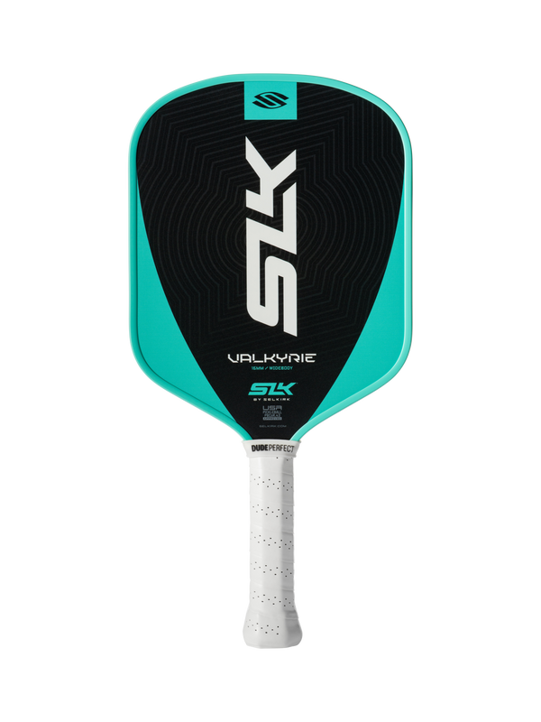 SLK Valkyrie Pickleball Paddle x Dude Perfect colorway by Selkirk Sport.