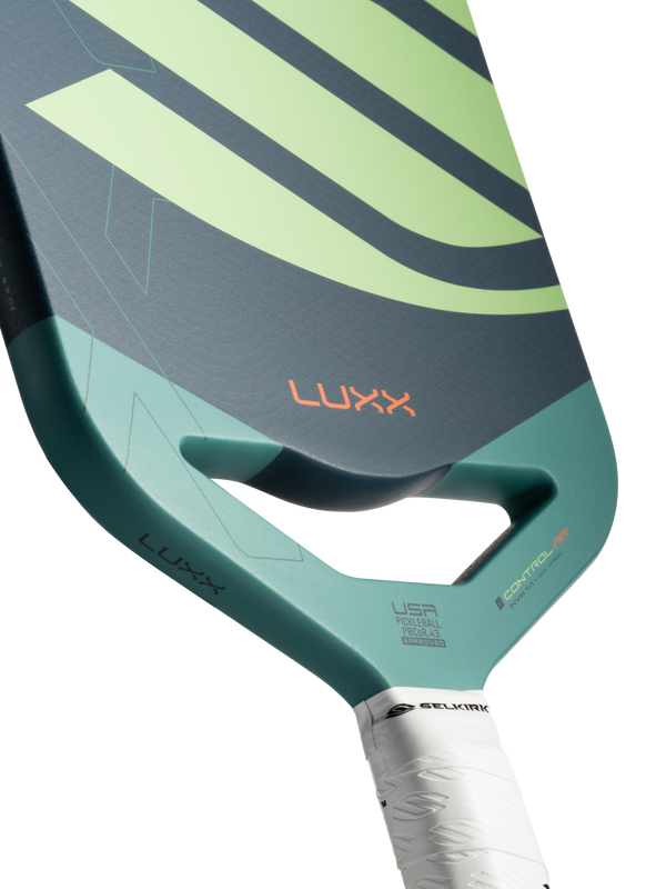 LUXX Control Air with InfiniGrit Everglade pickleball paddle.